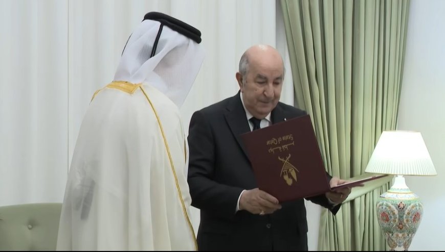 Le président de la République reçoit une lettre de l’Emir de l’Etat du Qatar