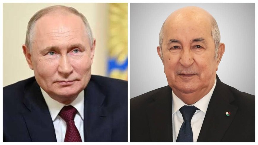 Le président russe, Vladimir Poutine, félicite Abdelmadjid Tebboune pour sa réélection