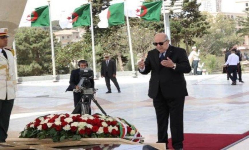 Le président de la République se recueille à la mémoire des martyrs de la révolution