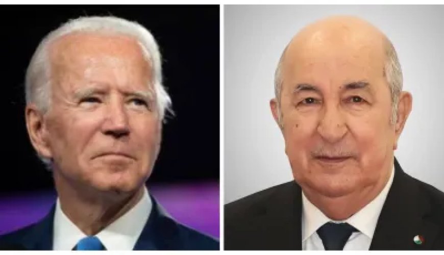 Joe Biden transmet un message au président Tebboune