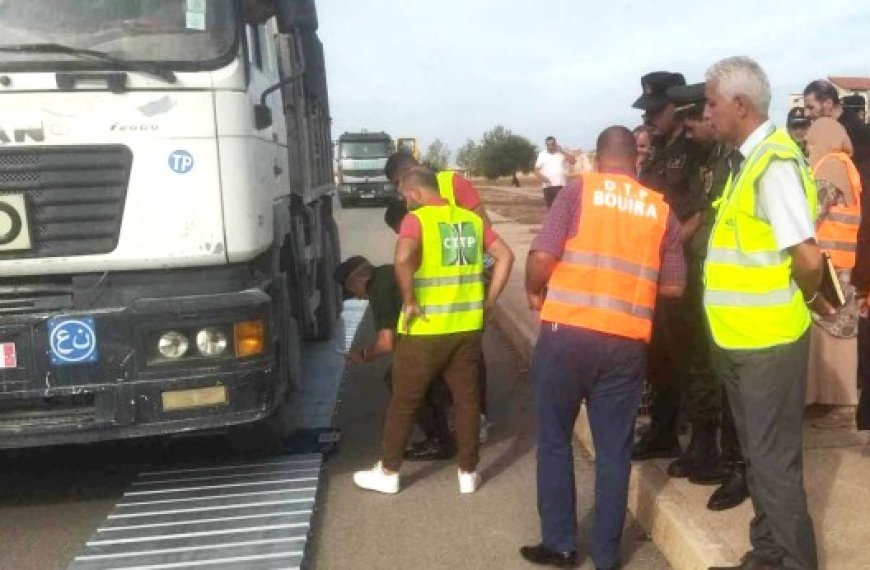 Surcharge des véhicules poids lourds : Lancement d'une campagne de sensibilisation à Bouira