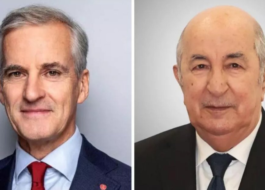 Le Premier ministre norvégien félicite le président Tebboune pour sa réélection pour un second mandat