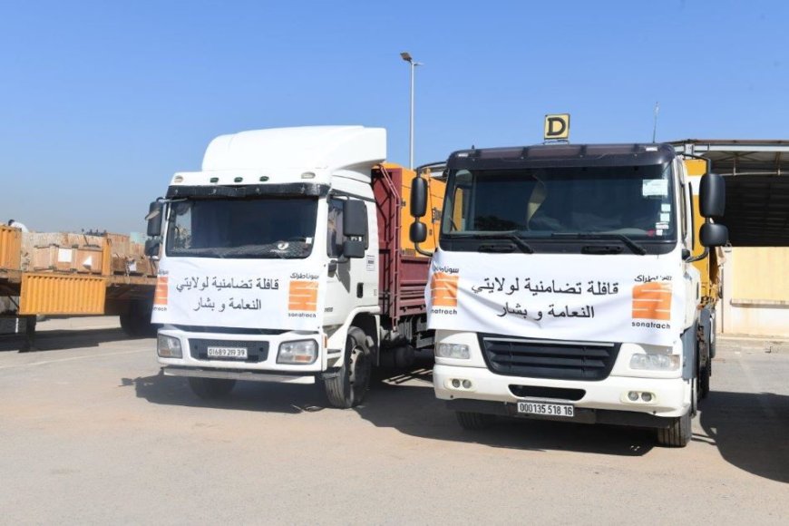 Sonatrach: lancement d’une caravane de solidarité à Béchar et Nâama