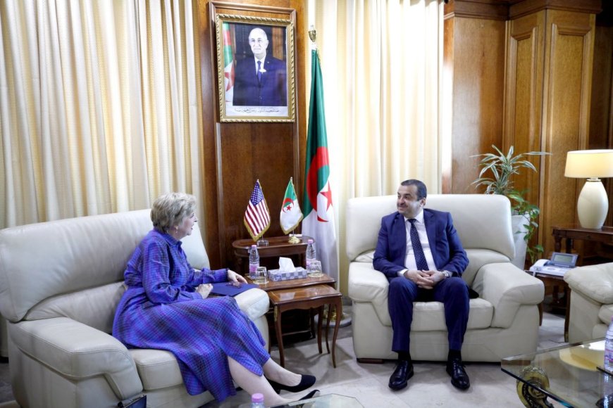 Arkab reçoit l’ambassadrice des Etats-Unis en Algérie