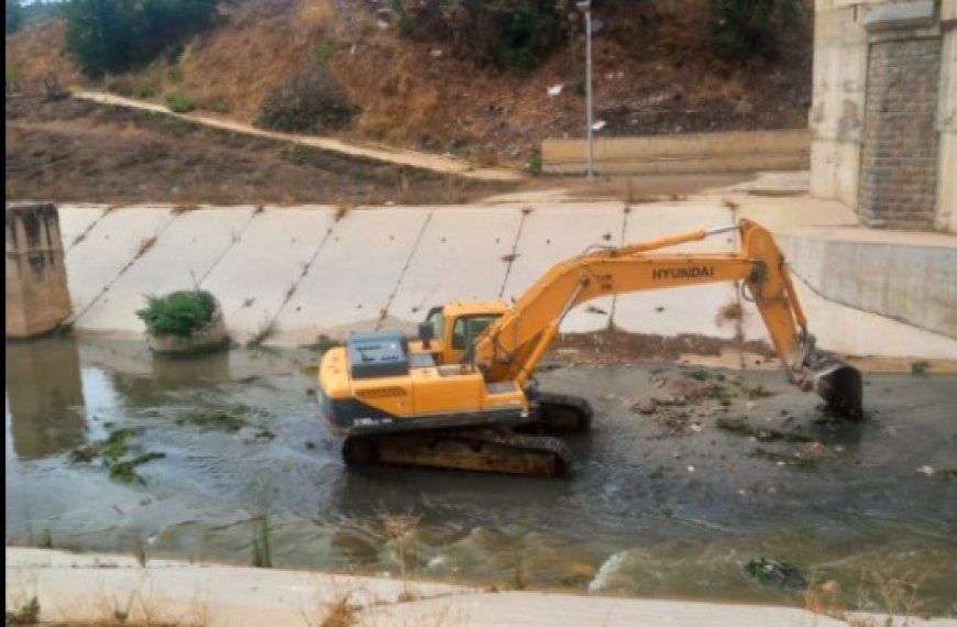 Nettoyage préventif des oued à Constantine