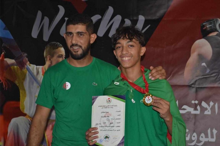 Yahia Lakhal (coach de Hamza à l’ESM Salah Bey) :  « Une première historique pour le Wushu algérien »