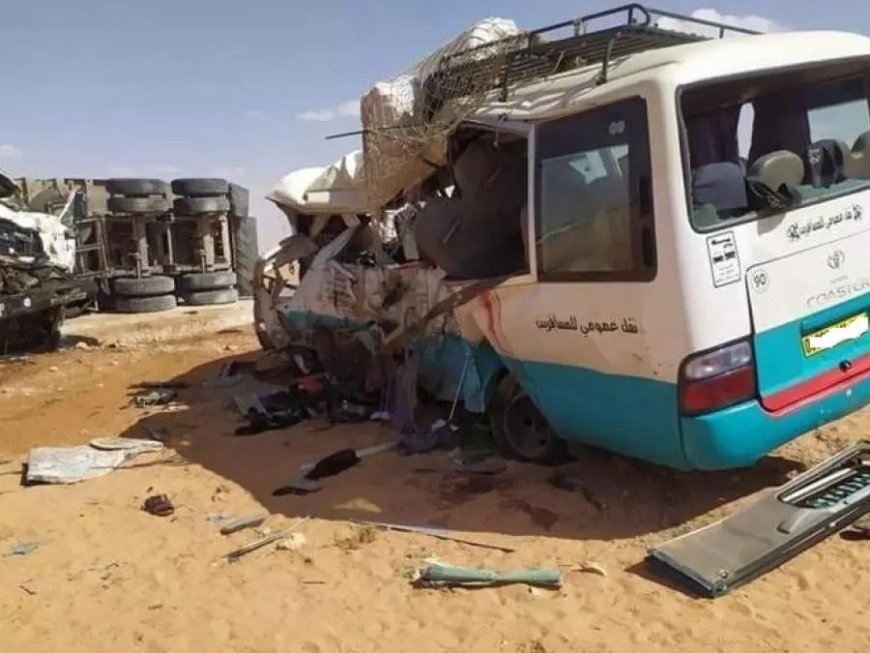 Une collision entre un camion et un bus fait un mort et 8 blessés à Biskra