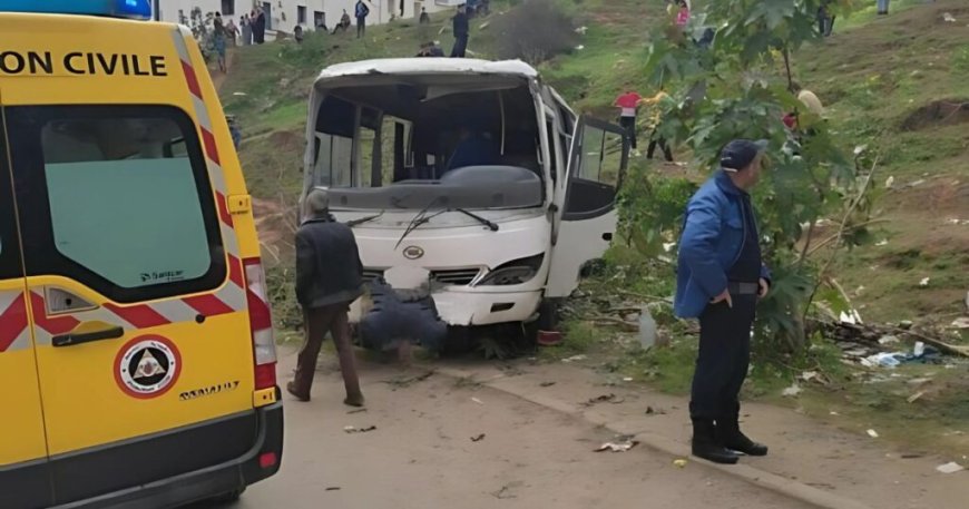 Sursaut de peur à Chlef : 29 enfants blessés dans un accident entre un bus scolaire et un camion